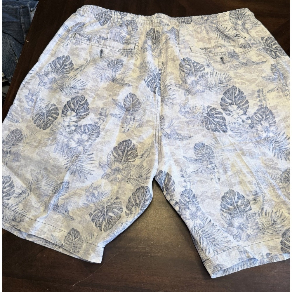 Men's Tommy Bahama Linen Shorts XXL Blue - Picture 4 of 4